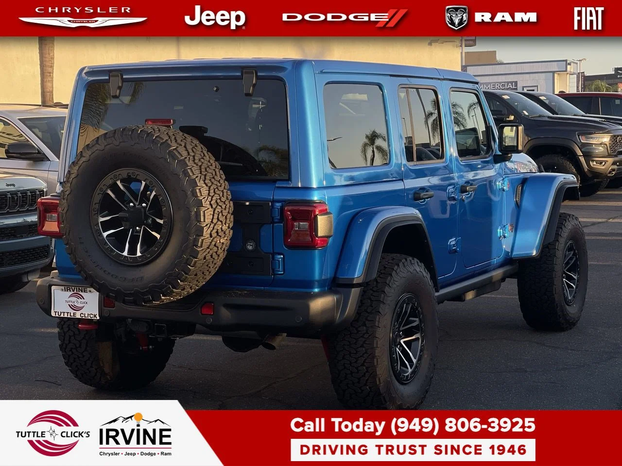 New 2026 Hydro Blue Pearl-Coat Exterior Paint Jeep Rubicon X image 12