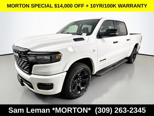 New 2026 Bright White Clear-Coat Exterior Paint Ram Big Horn/Lone Star image 3