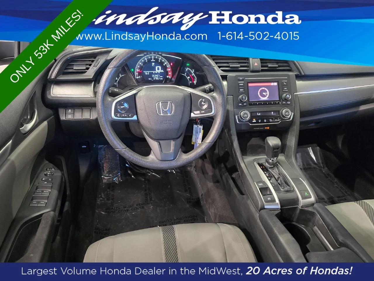 Used 2017 Cosmic Blue Metallic Honda LX image 12
