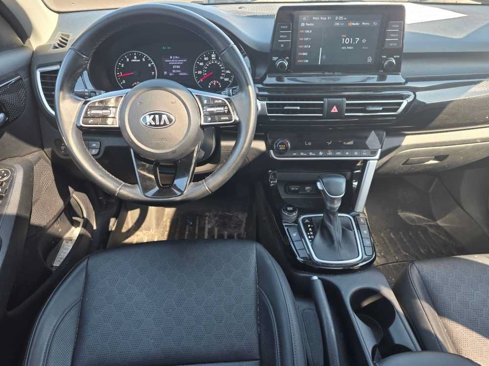 Used 2021 DARK OCEAN BLUE KIA EX image 5