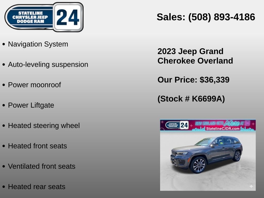 Used 2023 Gray Jeep Overland image 6