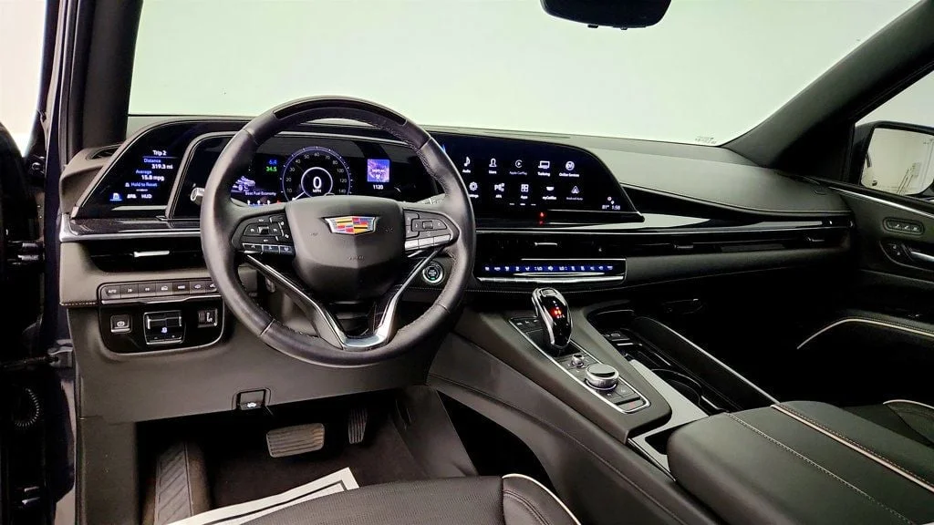 Used 2023 Galactic Gray Metallic Cadillac 4WD 4dr Sport w/ Touring Package & Retractable Steps image 12