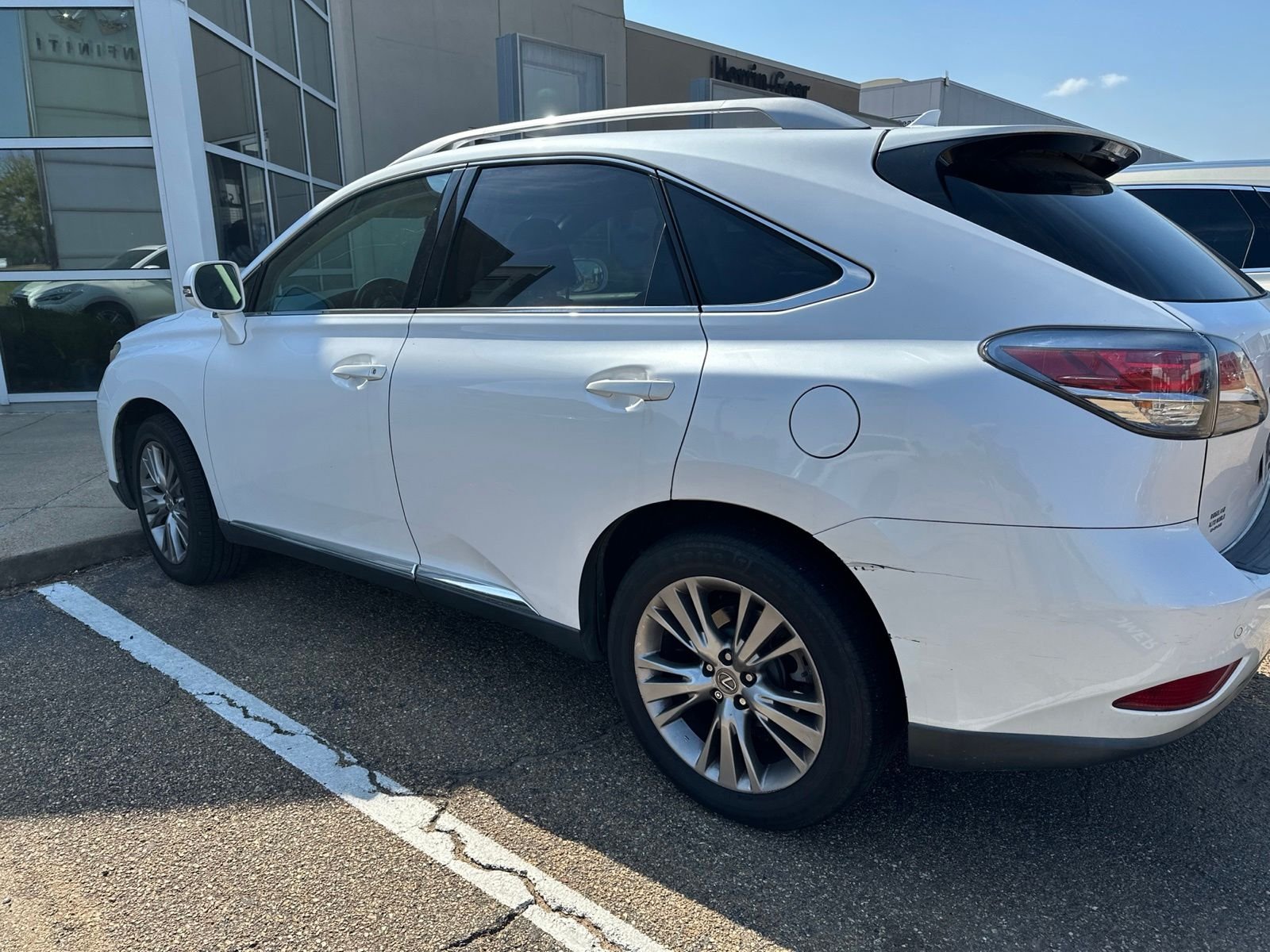 Used 2013 White Lexus 350 image 7