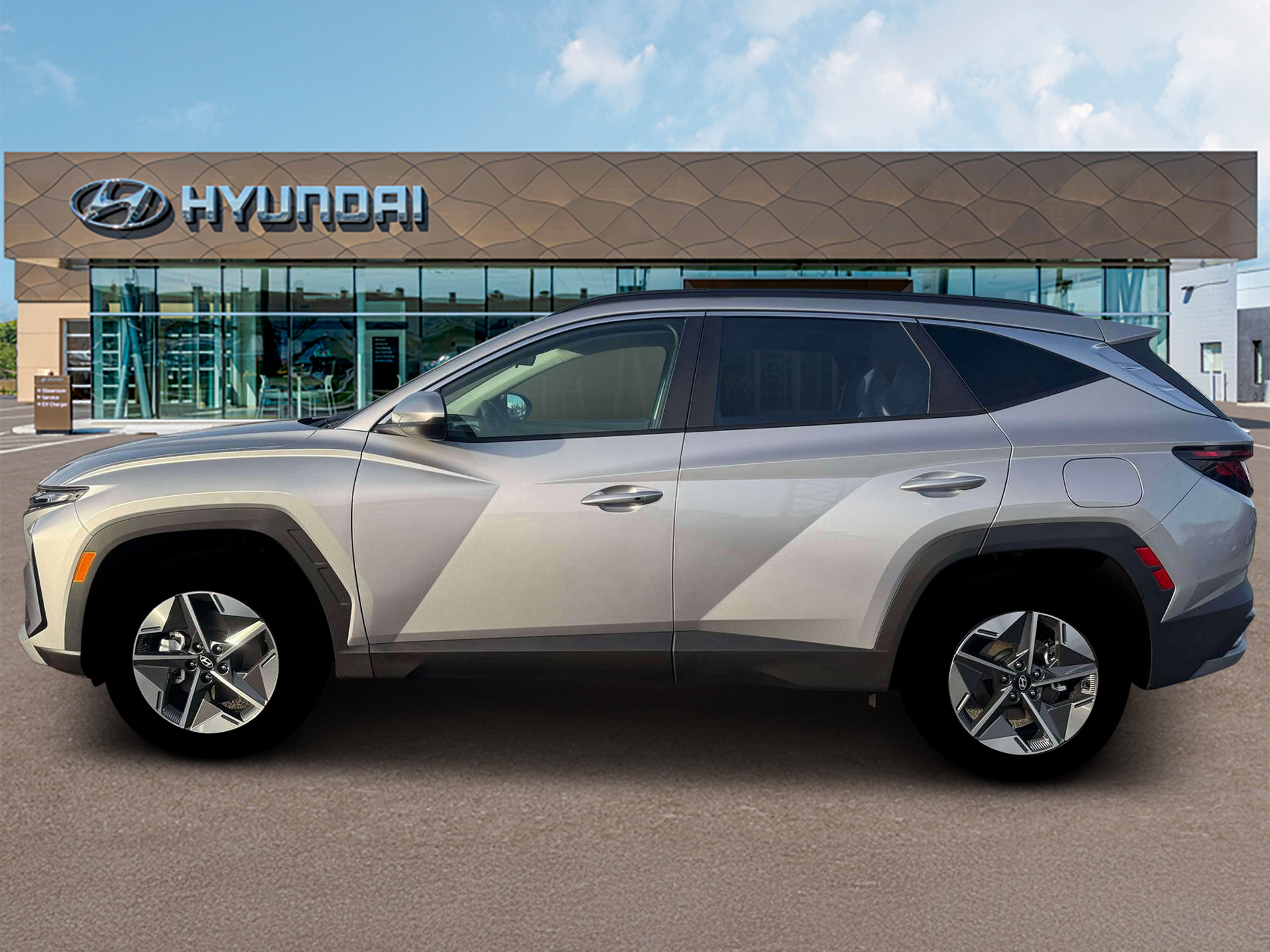 New 2026 Shimmering Silver Hyundai SEL AWD image 3