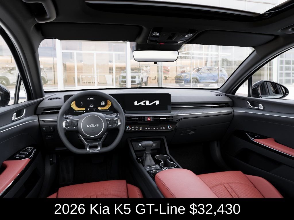 New 2026 Aurora Black Pearl Kia GT-Line FWD image 14
