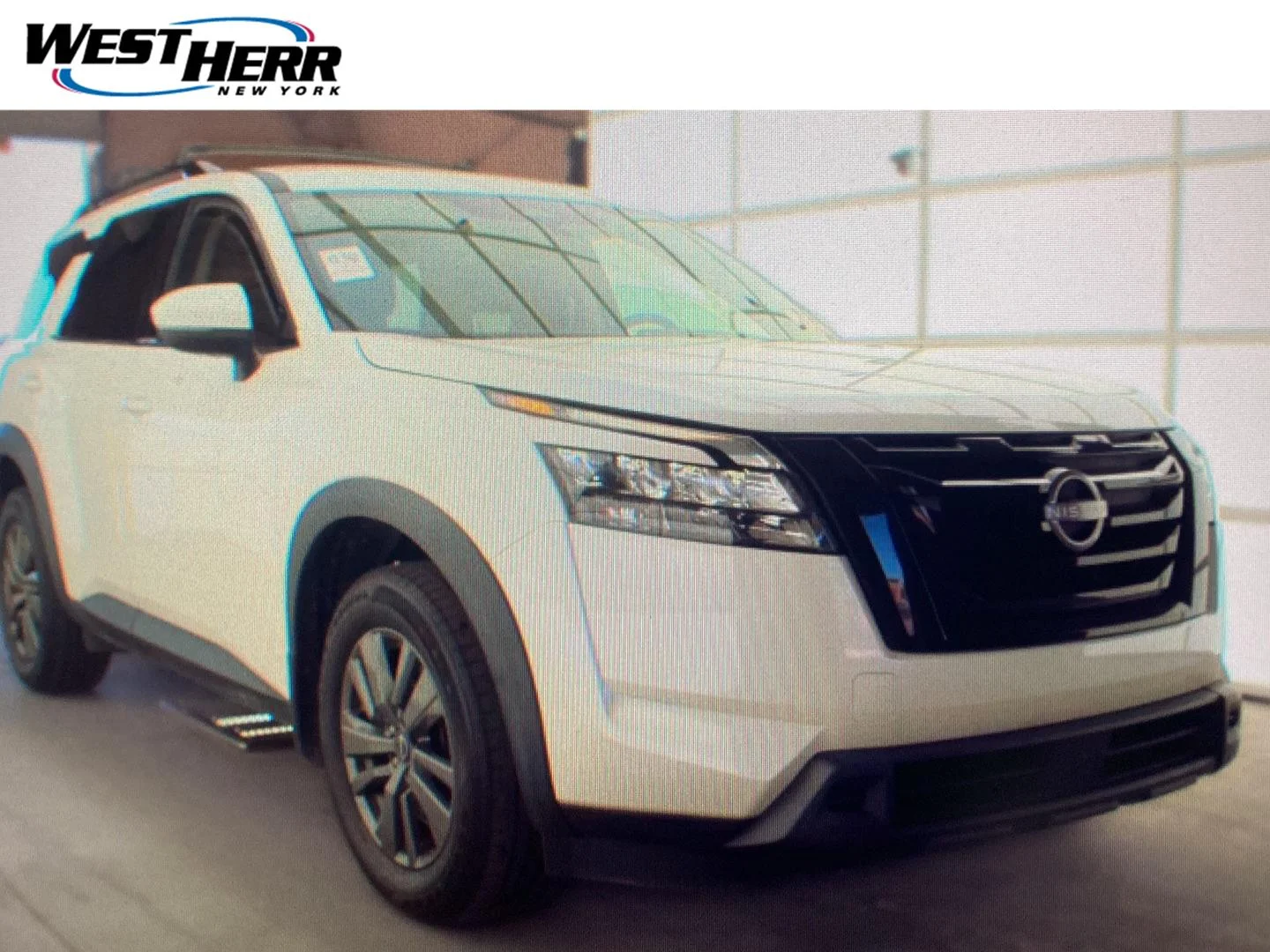 Used 2023 Pearl White Tricoat Nissan SV image 1