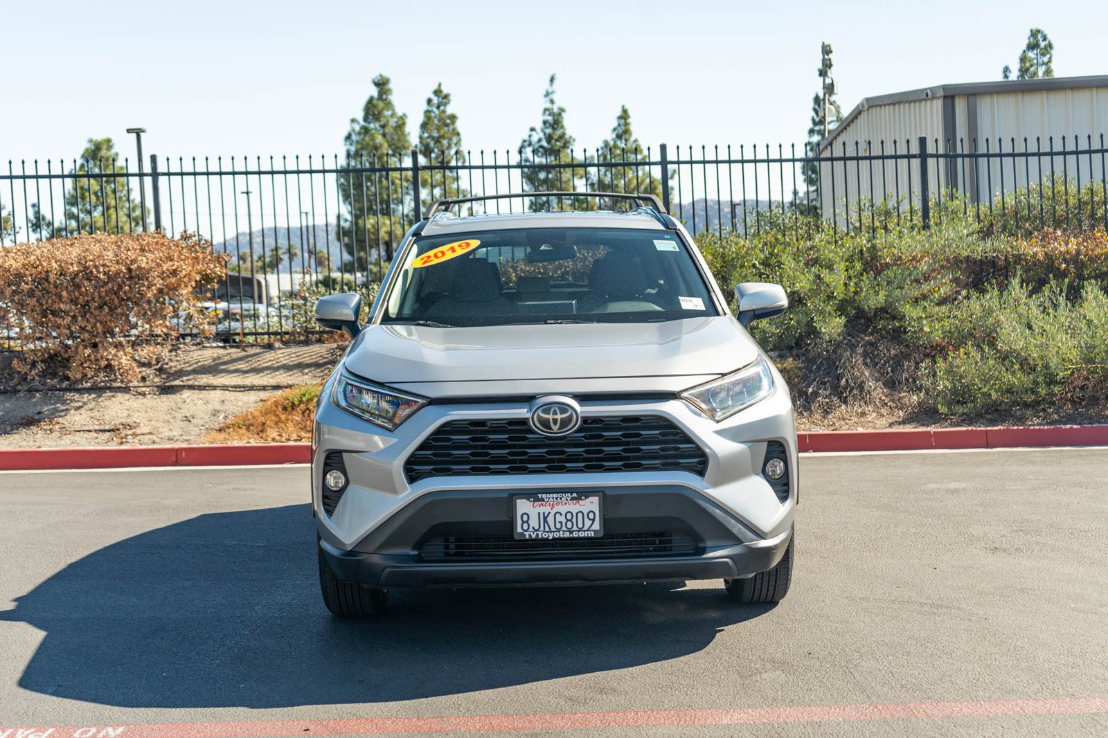 Used 2019 Silver Sky Metallic Toyota XLE image 2