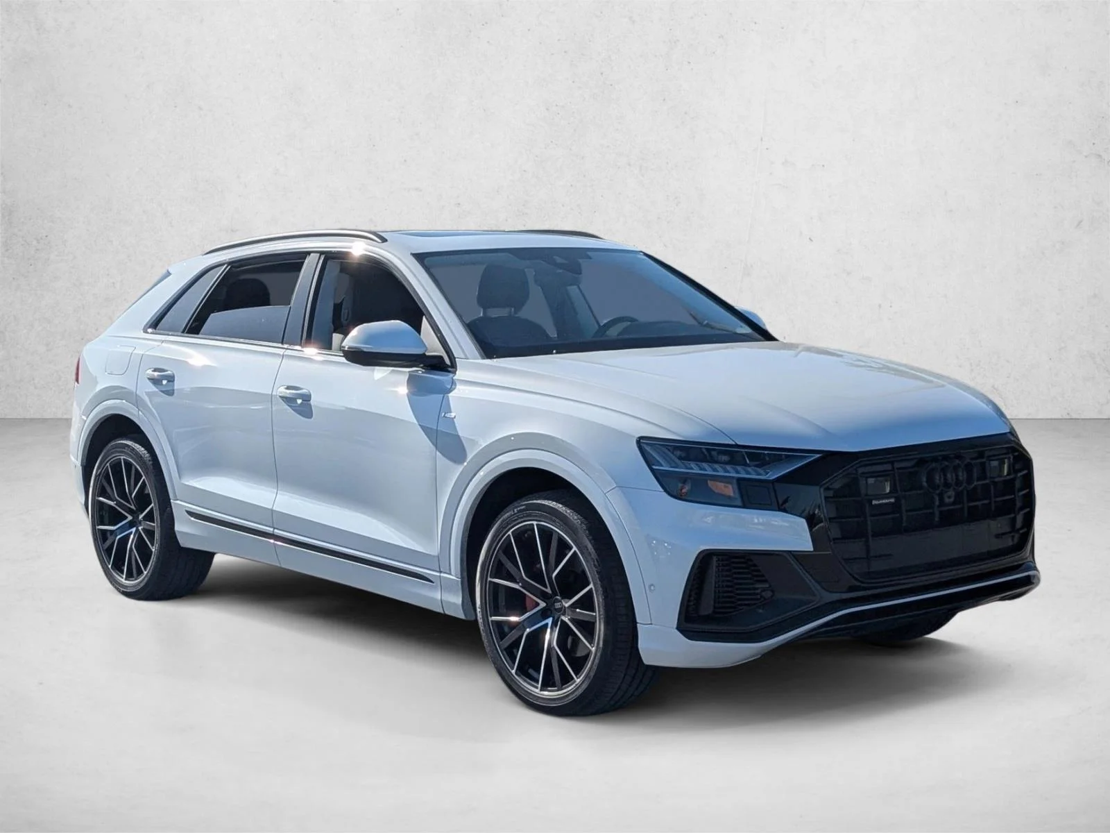 Used 2023 Glacier White Metallic Audi Premium Plus image 3