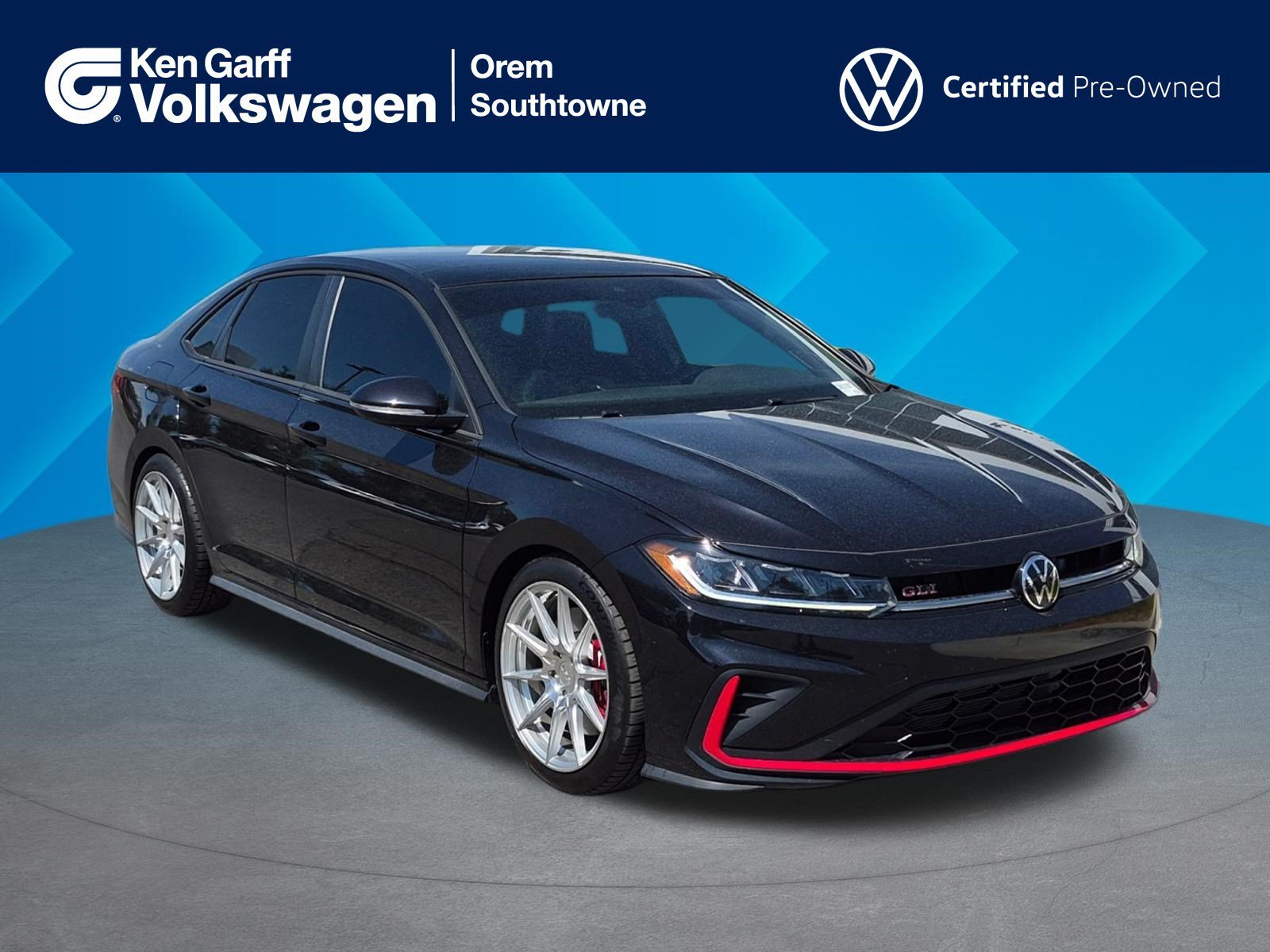 Certified Used 2025 Deep Black Volkswagen Autobahn image 1