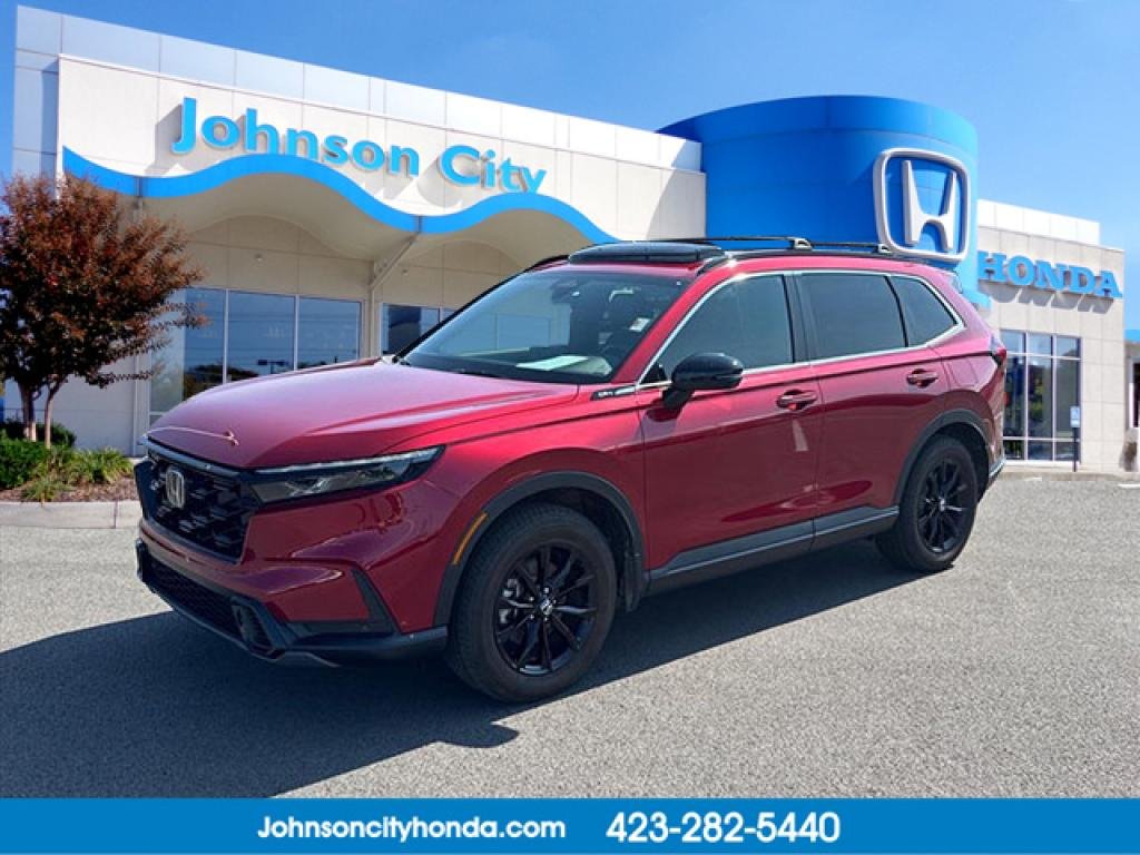 Certified Used 2025 Radiant Red Metallic Honda HYBRID AWD SPORT-L image 1