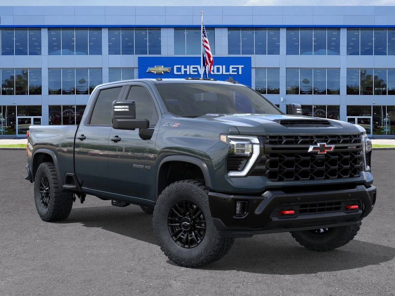New 2026 Cypress Gray Chevrolet ZR2 image 7