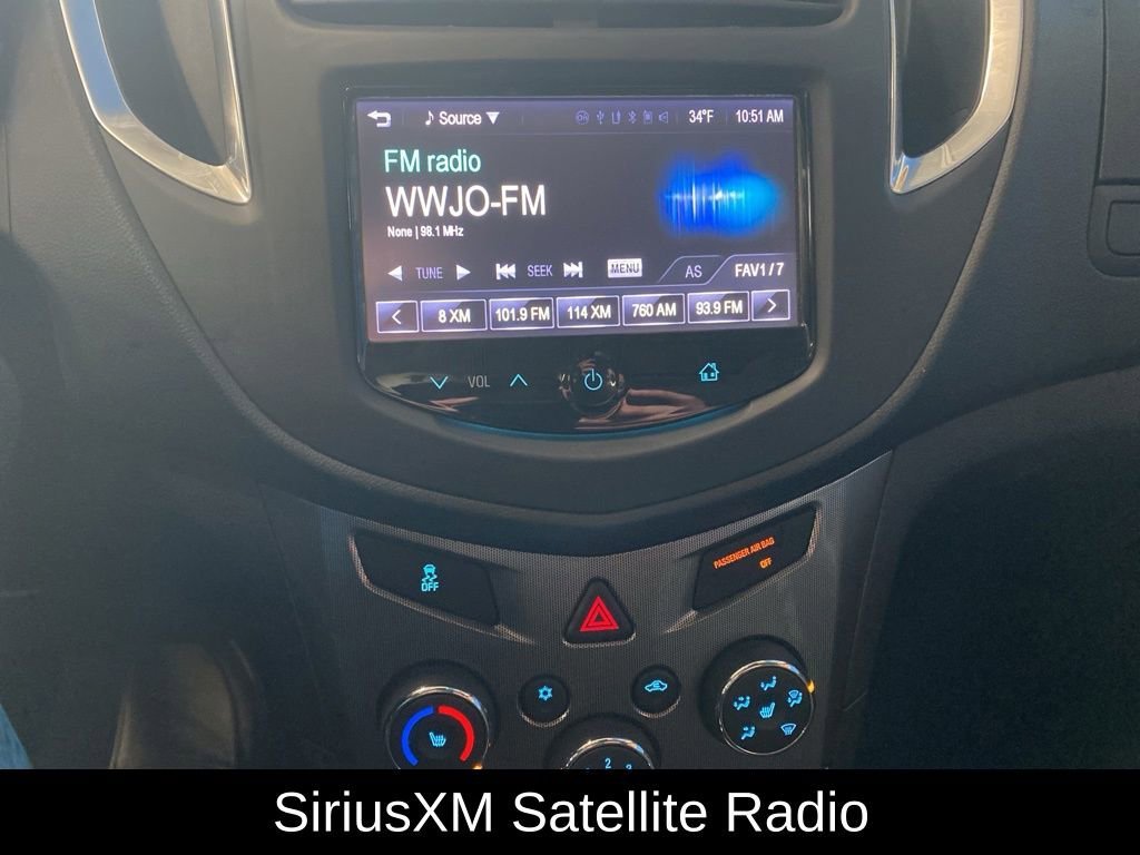 Used 2016 Chevrolet Trax LTZ with VIN KL7CJRSB7GB523749 for sale in Monticello, Minnesota