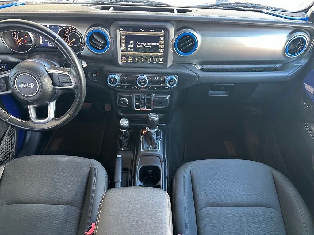 Used 2020 Blue Jeep Unlimited Sahara image 17