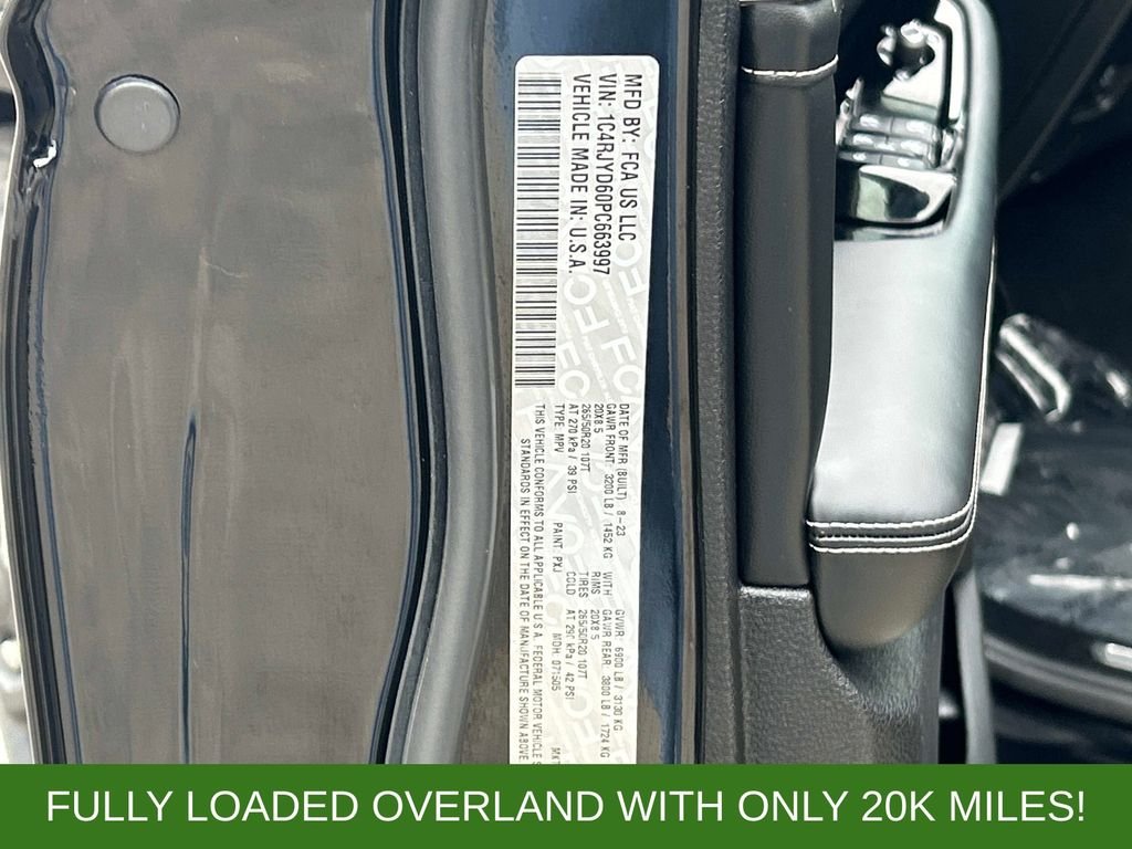 Used 2023 Black Jeep Overland 4xe image 10