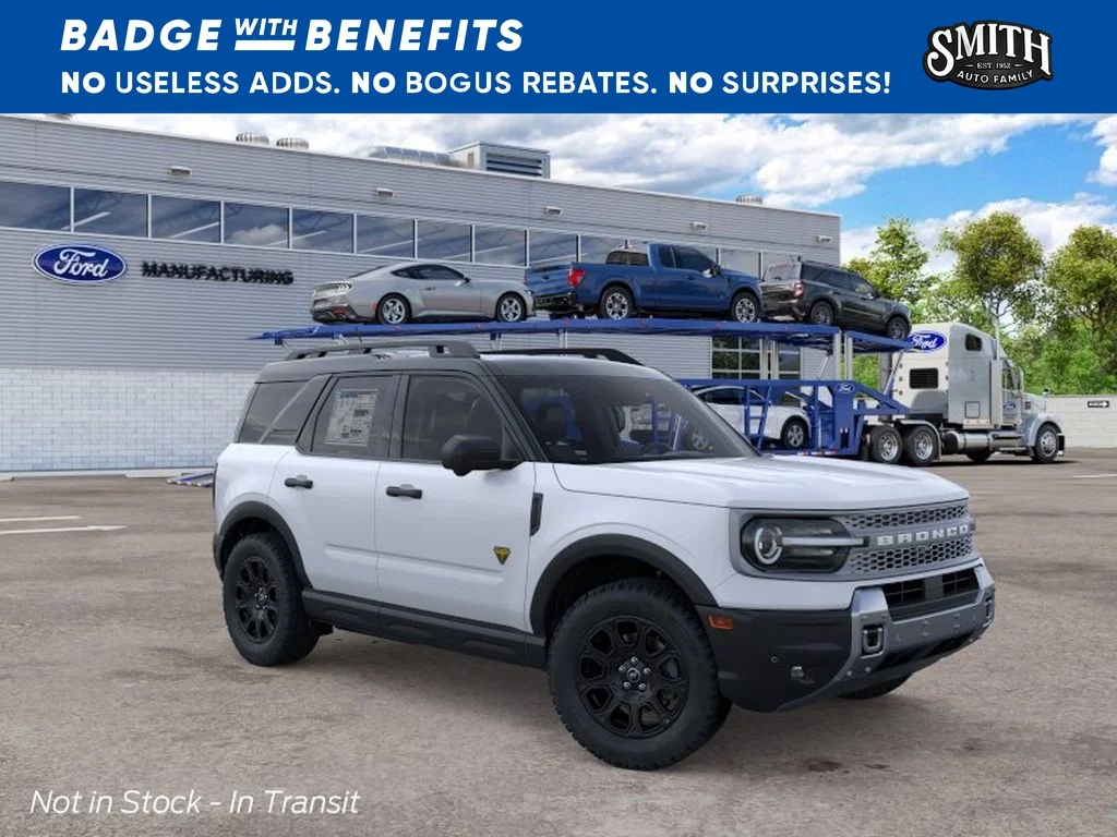 New 2026 Space White Metallic Ford Badlands® image 8