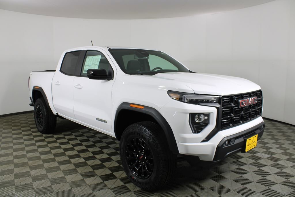 Summit White 2026 GMC Canyon Elevation Crew Cab 4WD Pickup Truck Four-Wheel Drive