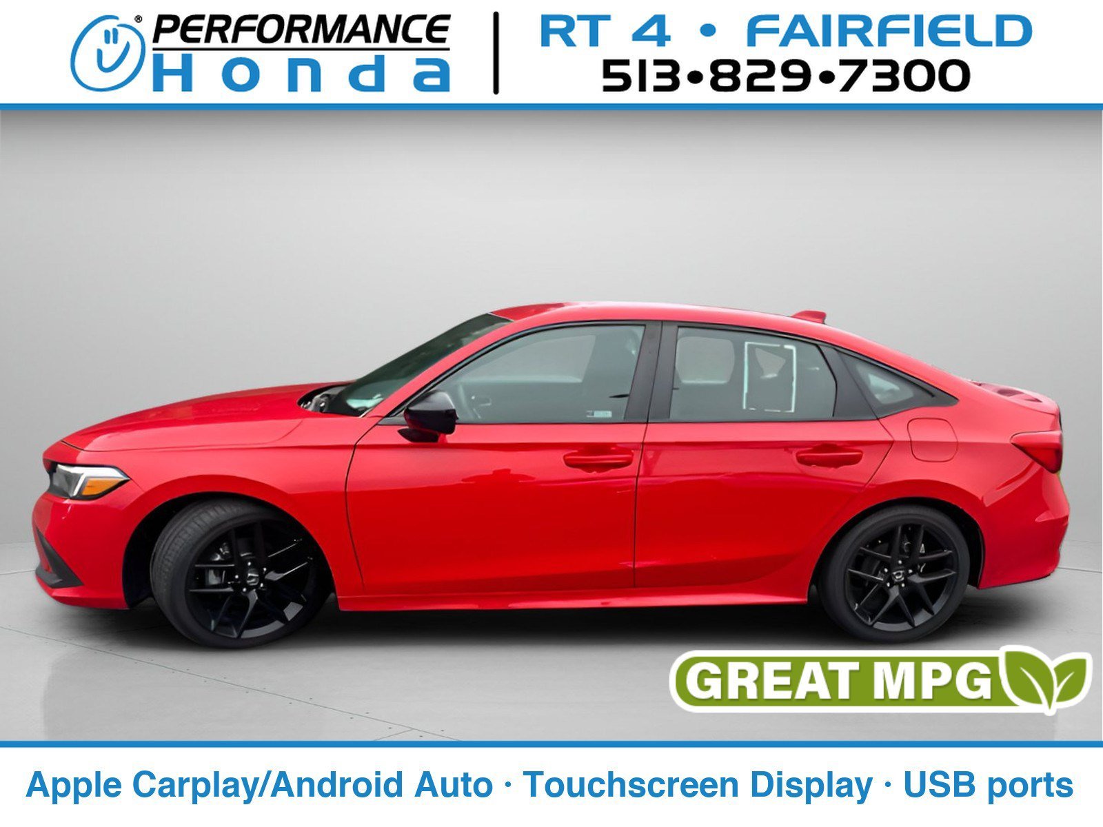 Used 2024 Rallye Red Honda Sport image 1