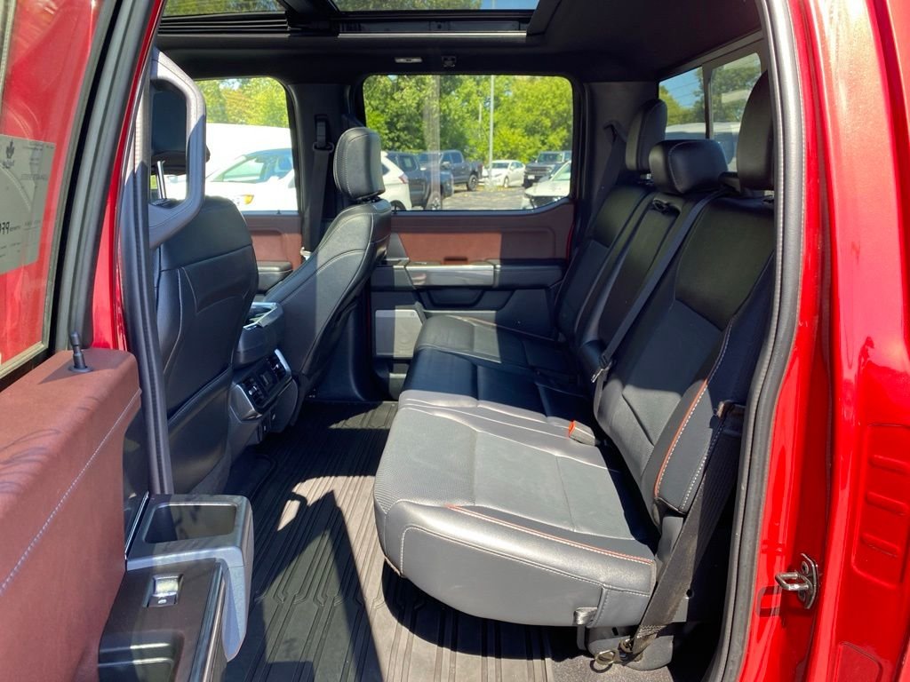 Used 2023 Rapid Red Metallic Tinted Clearcoat Ford Lariat image 9