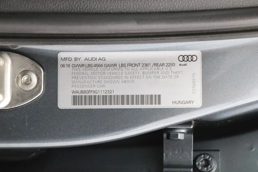 Used 2016 Gray Audi 2.0T Premium image 32