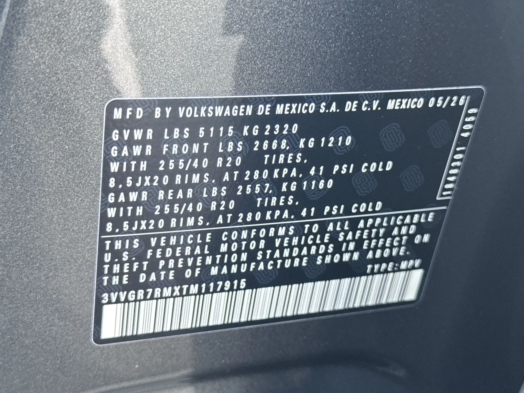 New 2026 Platinum Gray Metallic Volkswagen SE R-Line Black image 34