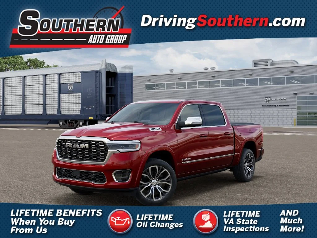New 2027 Molten Red Pearl-Coat Exterior Paint RAM Tungsten image 1