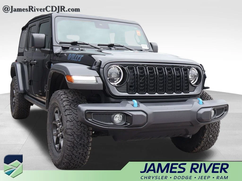 Used 2024 Black Jeep Willys 4xe image 6