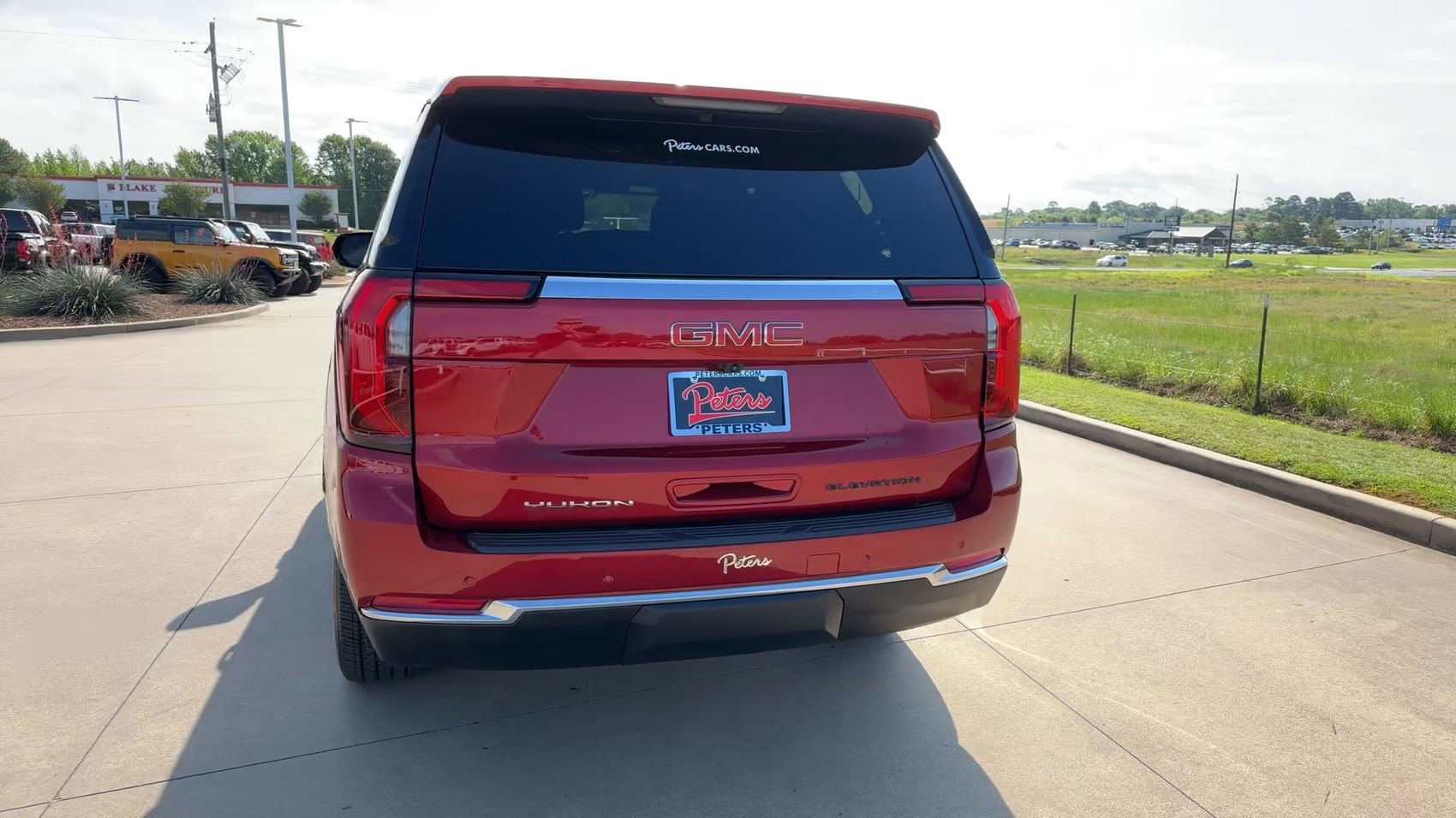 Used 2025 Volcanic Red Tintcoat GMC Elevation image 8