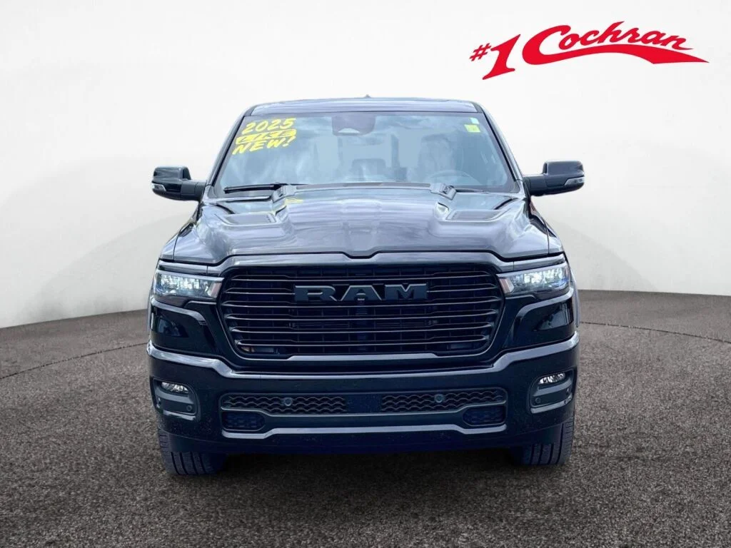 Used 2025 Diamond Black Crystal Pearlcoat Ram Laramie image 12