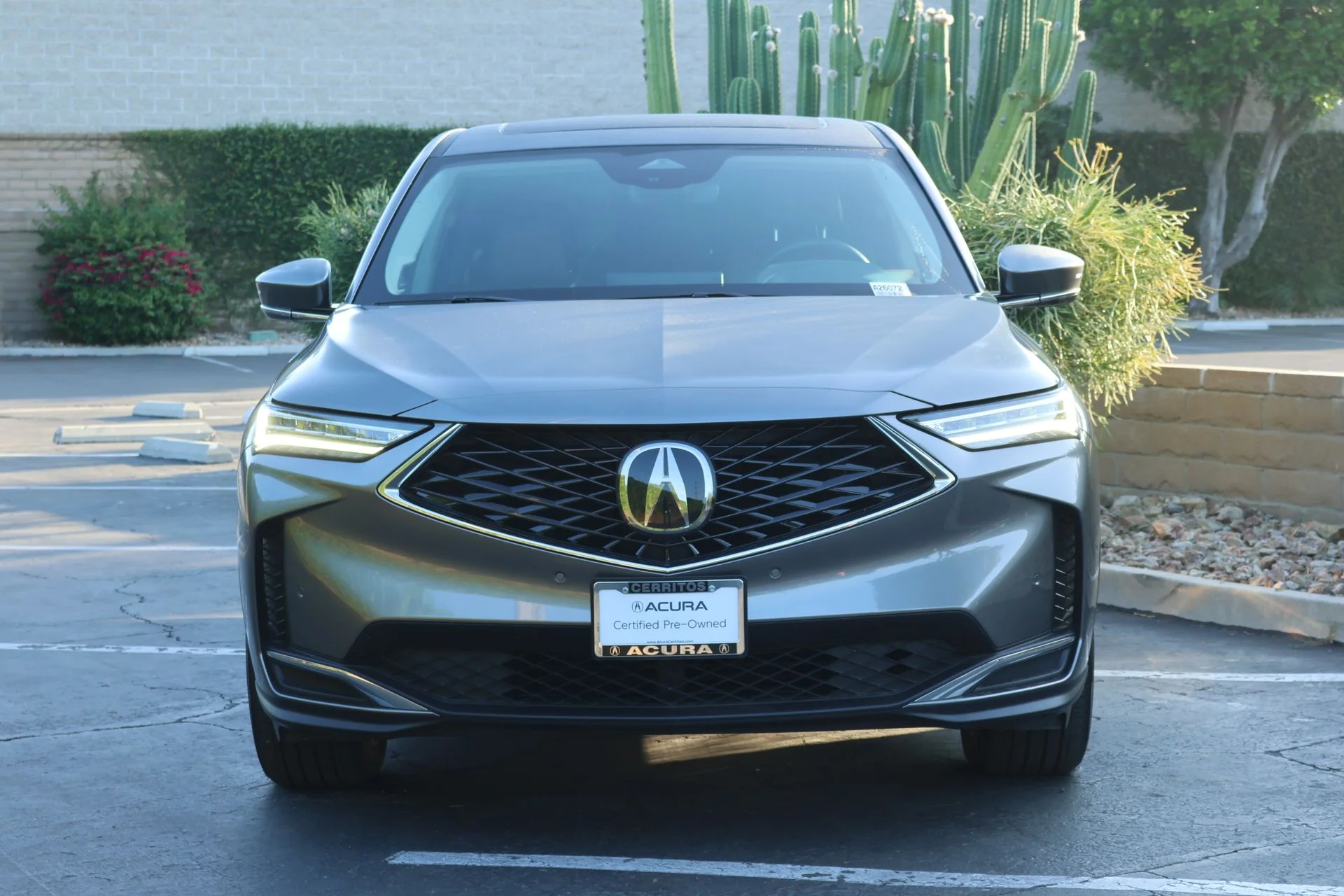 Certified Used 2025 Liquid Carbon Metallic Acura TECH image 3