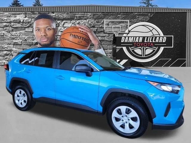 Certified Used 2020 Blue Toyota LE image 1