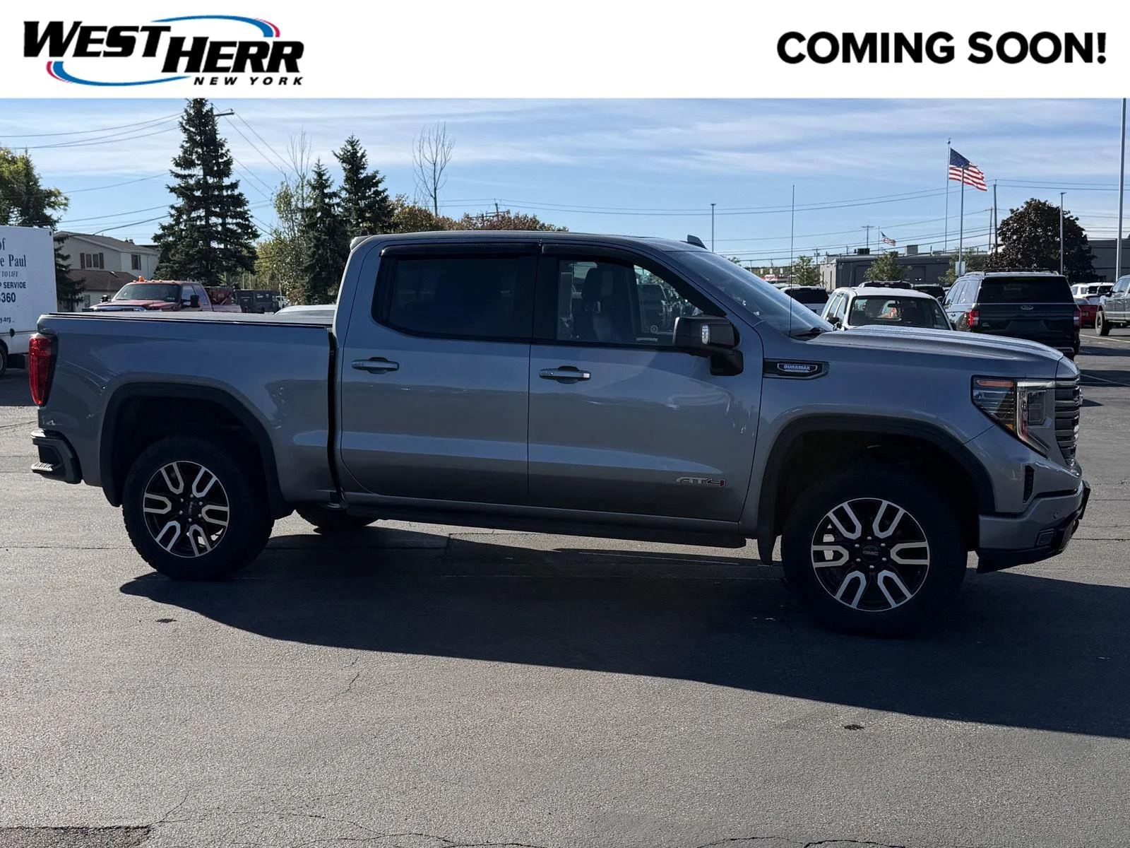 Used 2024 Sterling Metallic GMC AT4 image 1