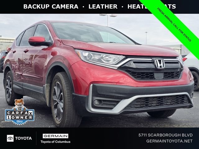 Certified Used 2021 Radiant Red Metallic Honda EX-L image 1
