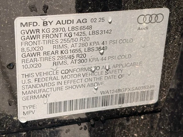 Used 2025 Black Audi Premium Plus image 35