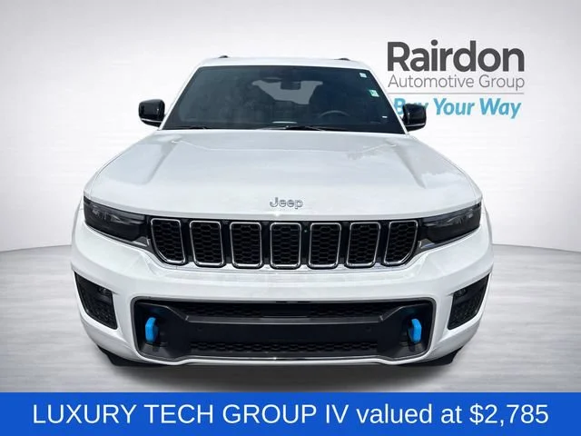 Used 2023 Bright White Clearcoat Jeep Overland 4xe image 2