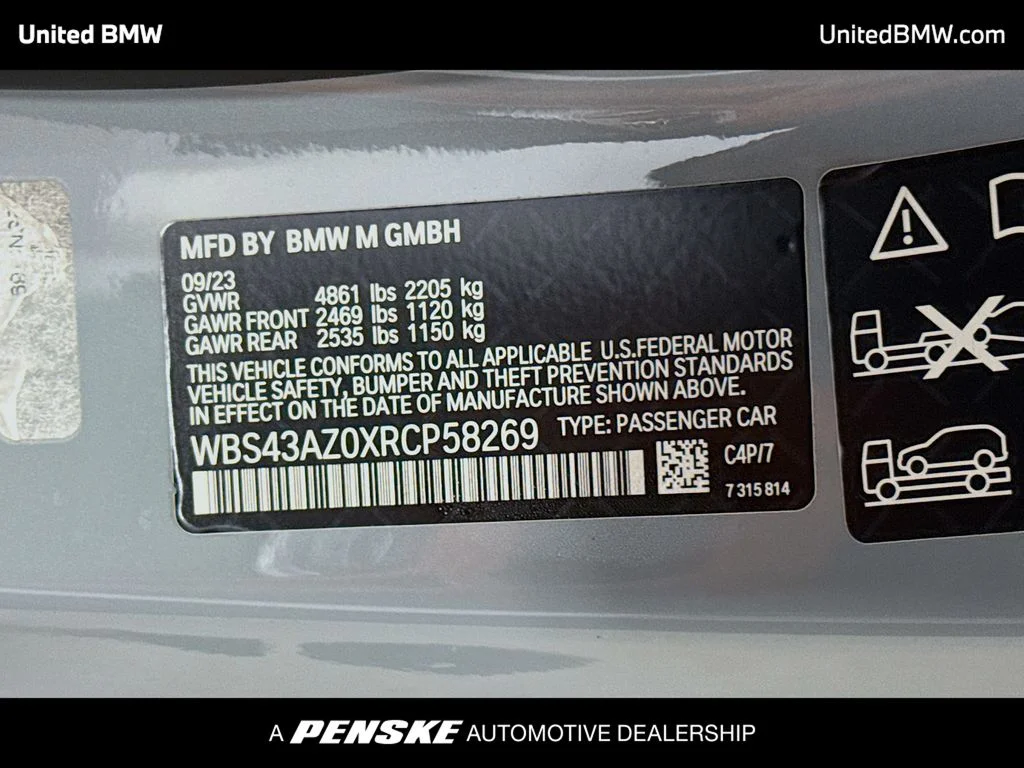 Used 2024 Brooklyn Grey Metallic BMW Competition image 14