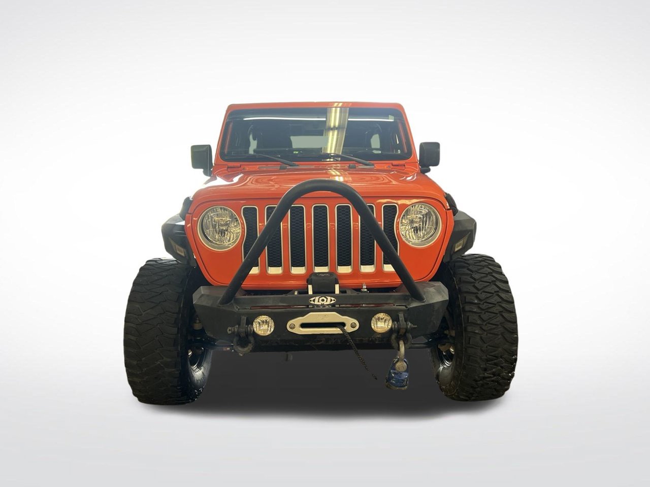 Used 2020 Orange Jeep Unlimited Sahara image 22