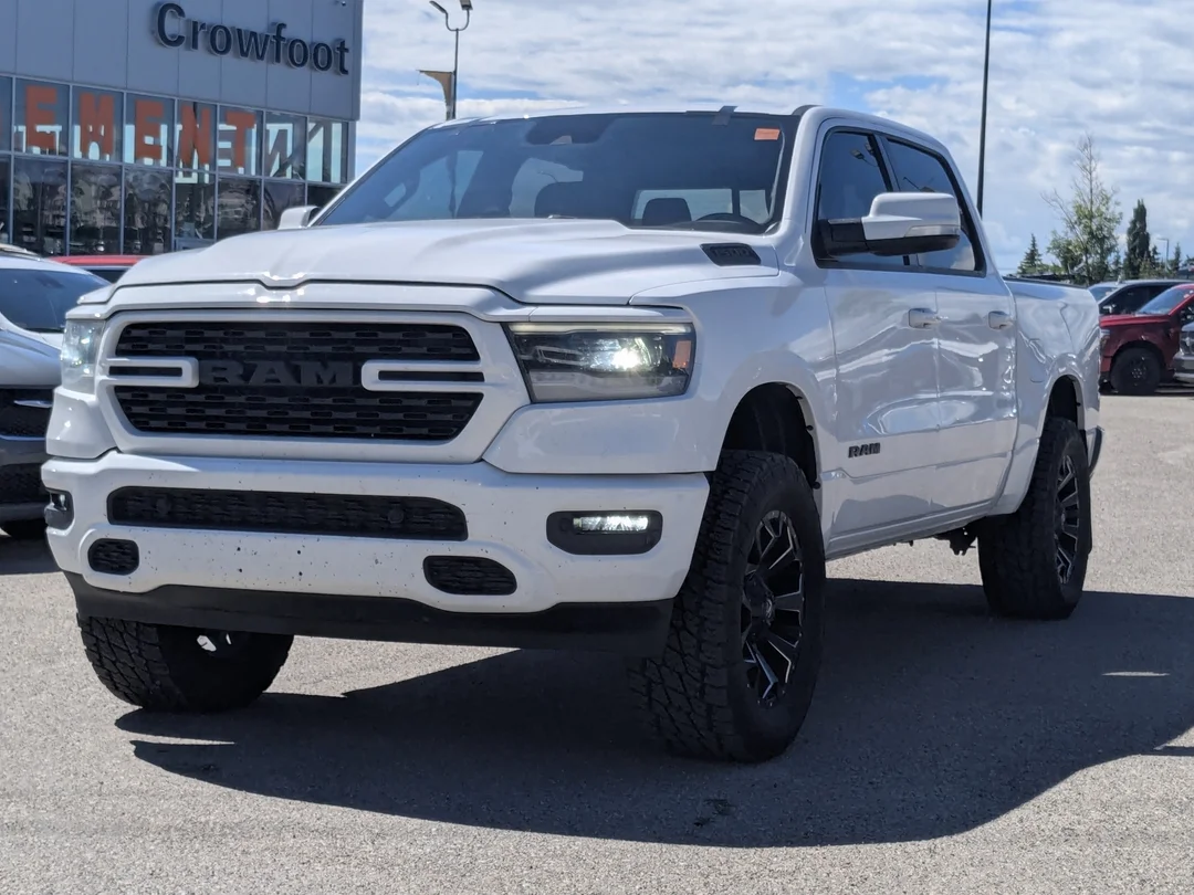 Certified Used 2022 White RAM Sport - - 4x4 - Level II Grp - Back Up Cam - Trailer Brake & Hitch & More! image 4