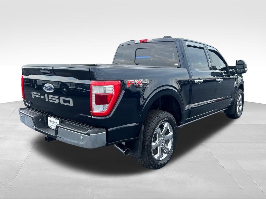 Used 2021 Blue Ford Lariat image 5
