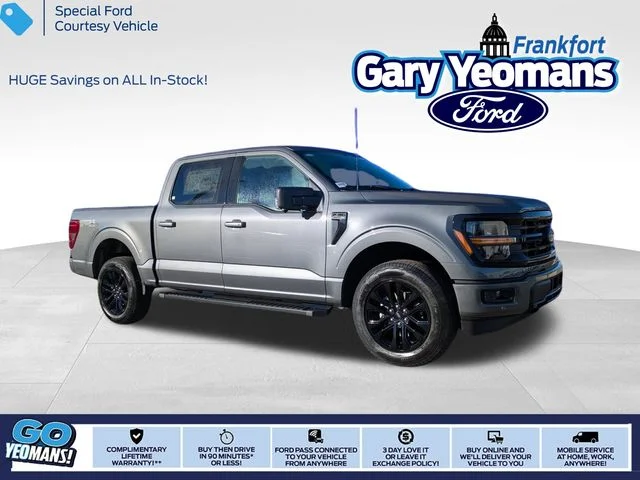 New 2026 Carbonized Gray Metallic Ford XLT image 1