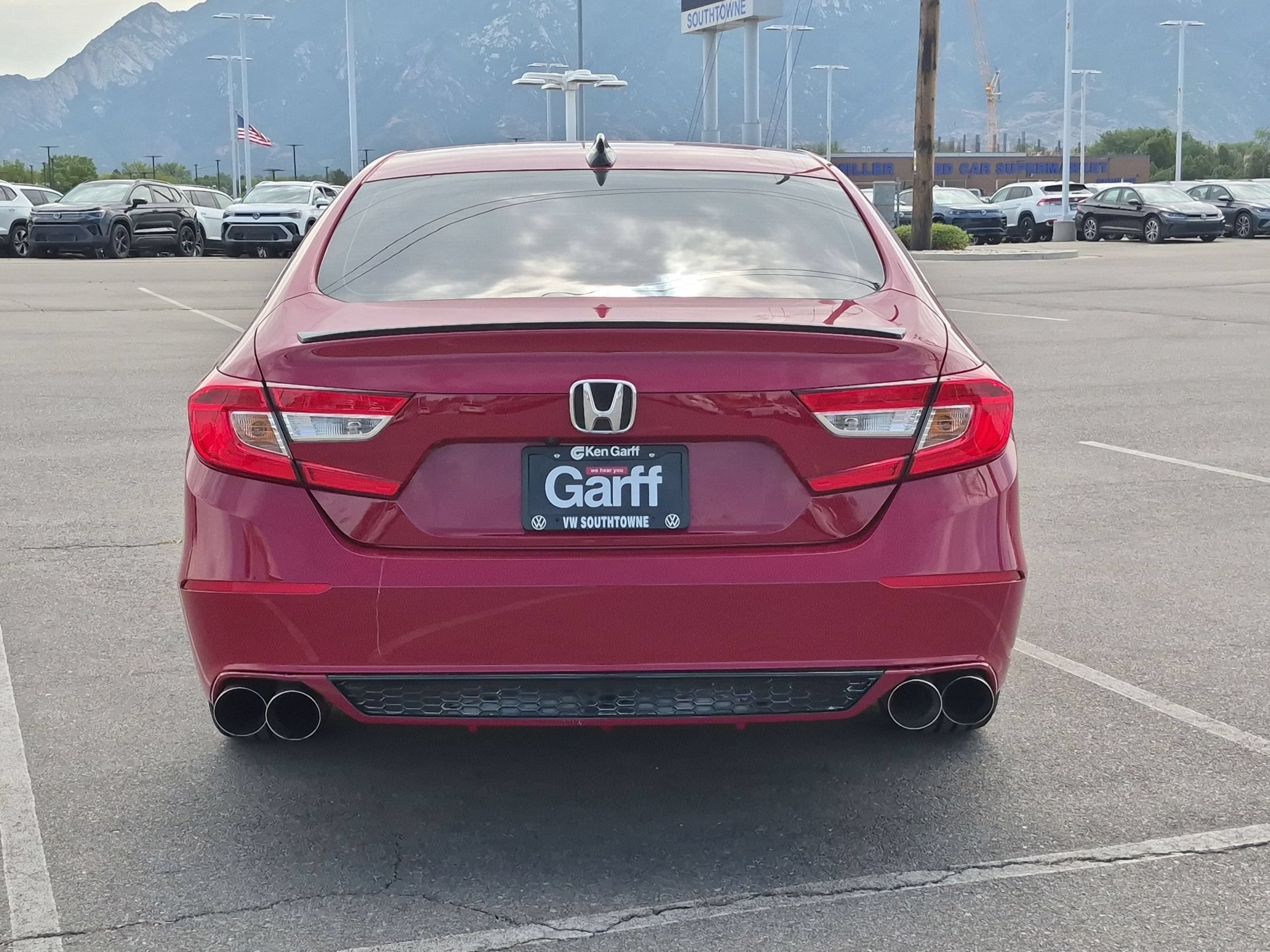 Used 2021 Red Honda Sport SE image 4