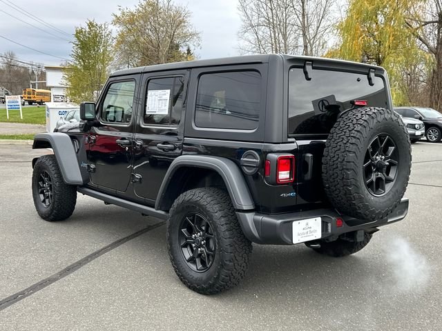 Used 2024 Jeep Wrangler 4xe Willys 4XE with VIN 1C4RJXN65RW130537 for sale in Berlin, CT