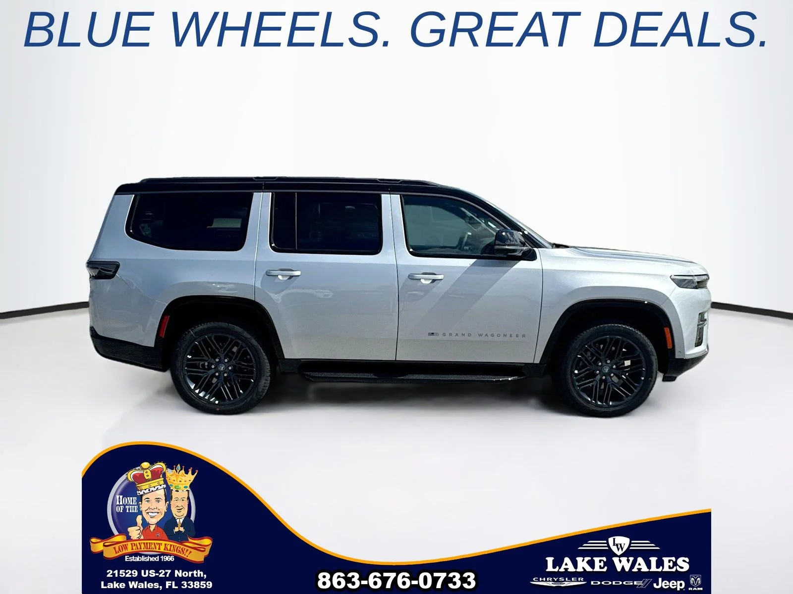 New 2026 Silver-Zynith Exterior Paint Jeep Grand Wagoneer image 7