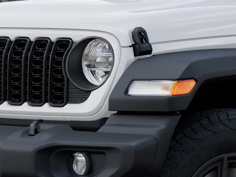 New 2026 Bright White Clear-Coat Exterior Paint Jeep Sport S image 38