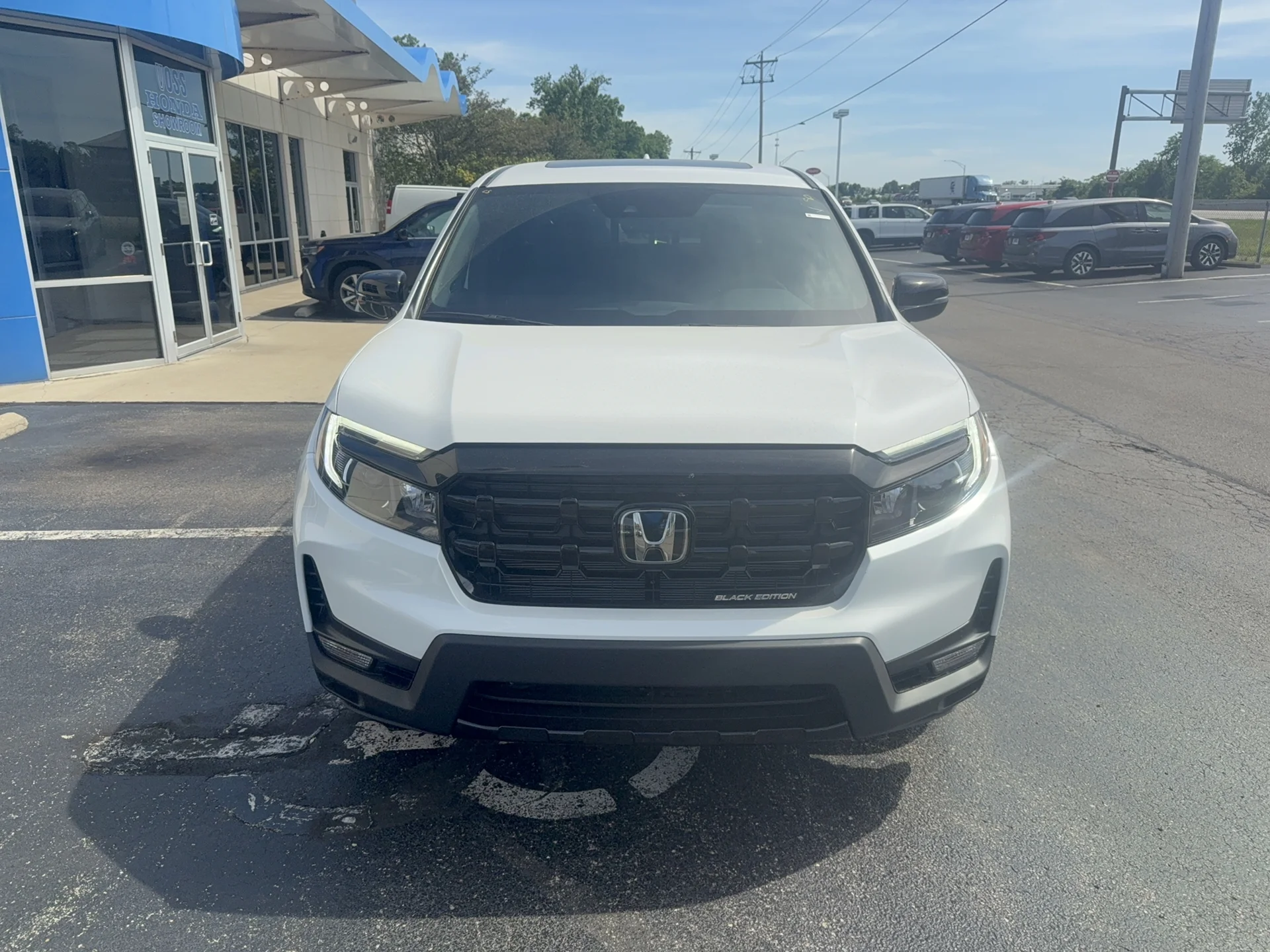 New 2026 Platinum White Pearl Honda Black Edition image 2