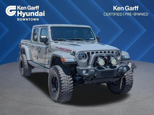 Used 2021 Sting-Gray Clearcoat Jeep Rubicon image 1