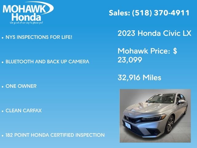 Certified Used 2023 Lunar Silver Metallic Honda LX image 8