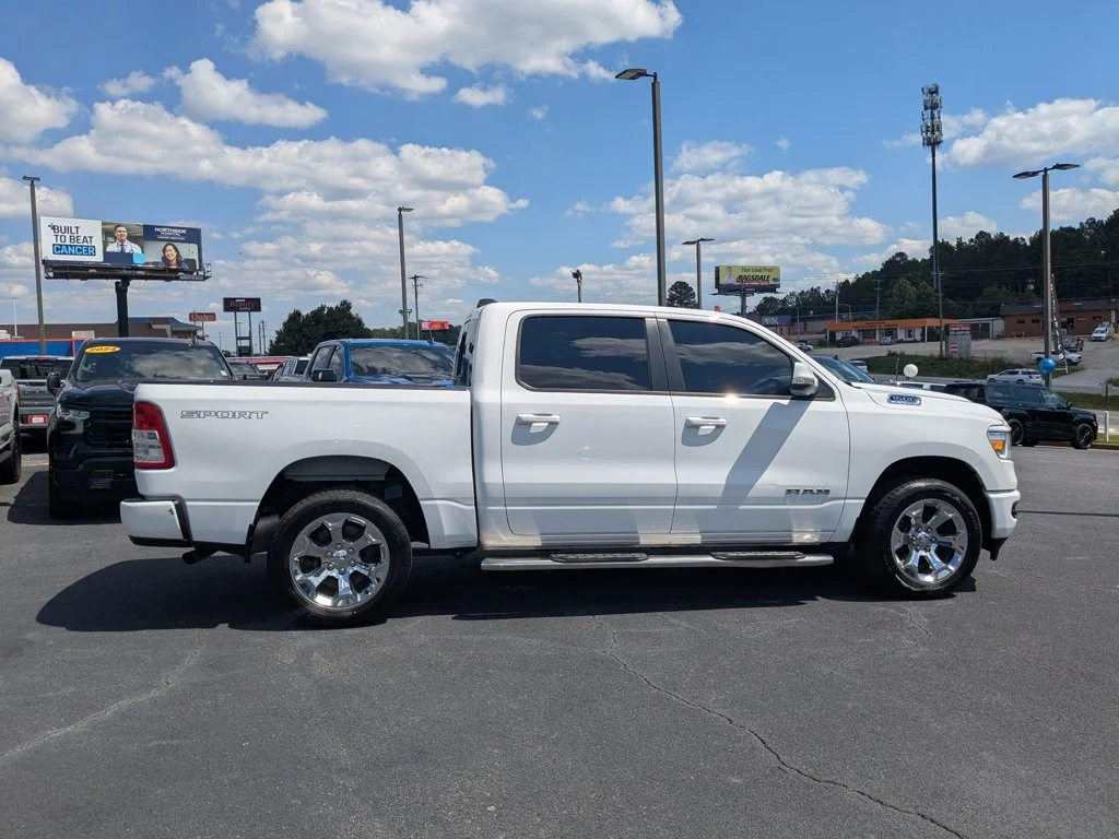 Used 2022 Bright White Clearcoat Ram Big Horn image 4
