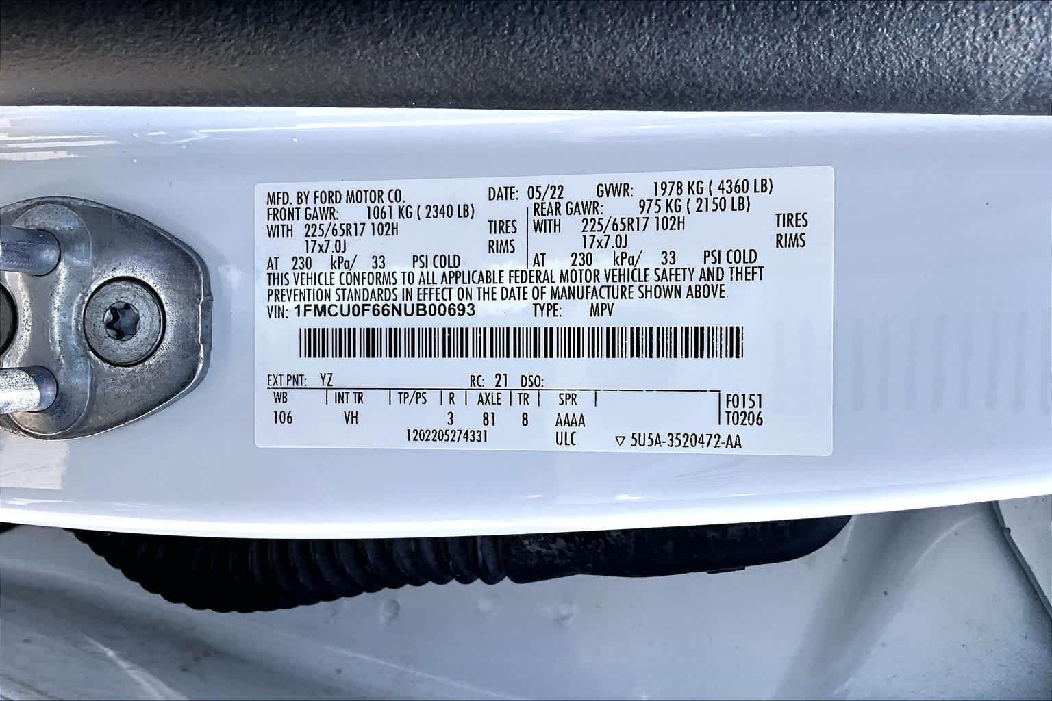 Used 2022 Oxford White Ford S image 35