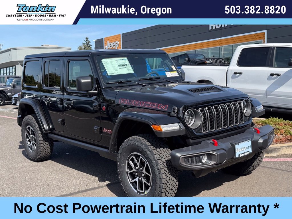 New 2027 Black Clear-Coat Paint Jeep Rubicon image 1