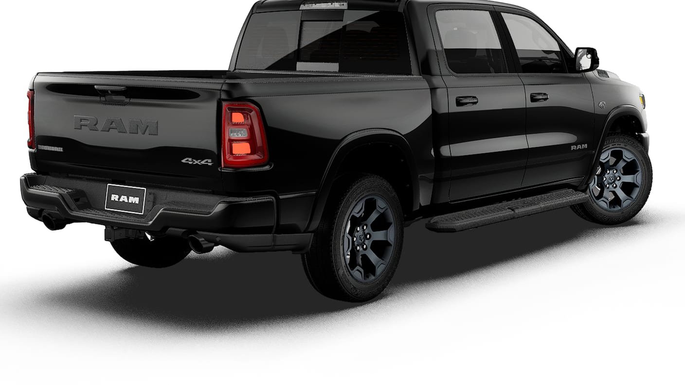 New 2027 Diamond Black Crystal Pearl-Coat Exterior Paint RAM BIG HORN image 2